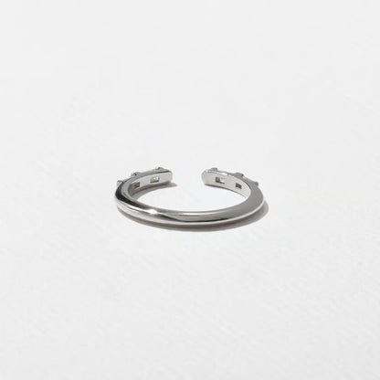 Nerida- Baguette Open Lab Grown Diamond Wedding Band