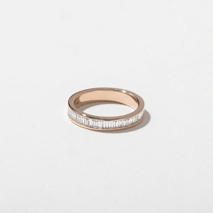 Nyssa- Baguette Channel Lab Grown Diamond Wedding Band