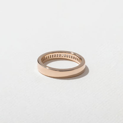 Nyssa- Baguette Channel Lab Grown Diamond Wedding Band