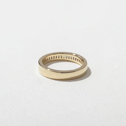 Nyssa- Baguette Channel Lab Grown Diamond Wedding Band