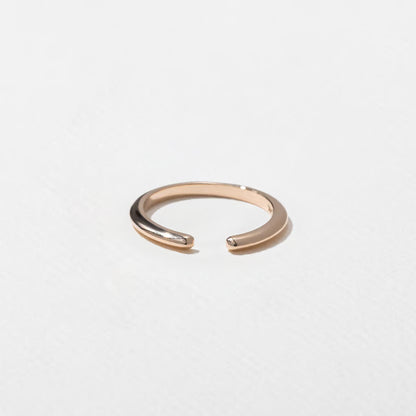 Peony- Plain Open Wedding Band
