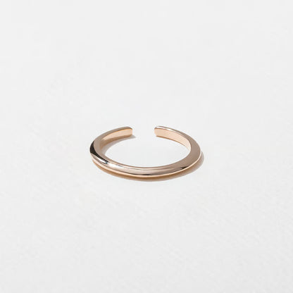 Peony- Plain Open Wedding Band