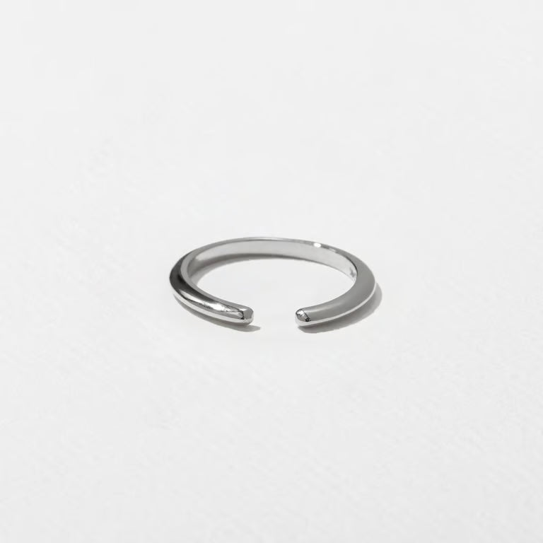 Peony- Plain Open Wedding Band