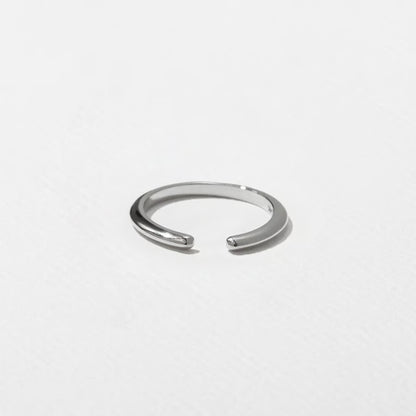 Peony- Plain Open Wedding Band