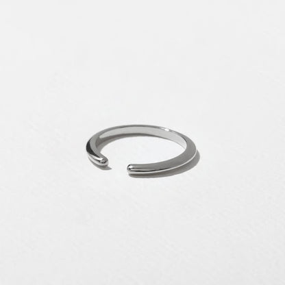 Peony- Plain Open Wedding Band