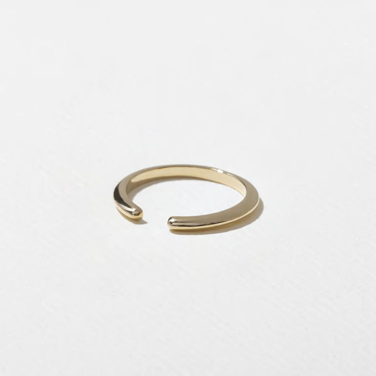 Peony- Plain Open Wedding Band