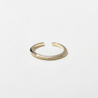 Peony- Plain Open Wedding Band