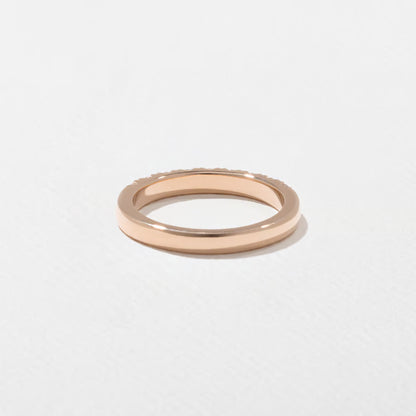 Saffron- Round Half Eternity Lab Grown Diamond Wedding Band
