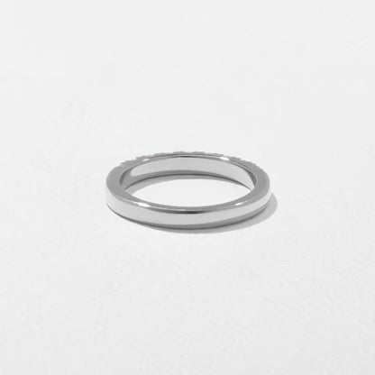 Saffron- Round Half Eternity Lab Grown Diamond Wedding Band