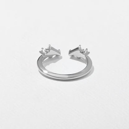 Samira- Tapered Baguette Open Lab Grown Diamond Wedding Band