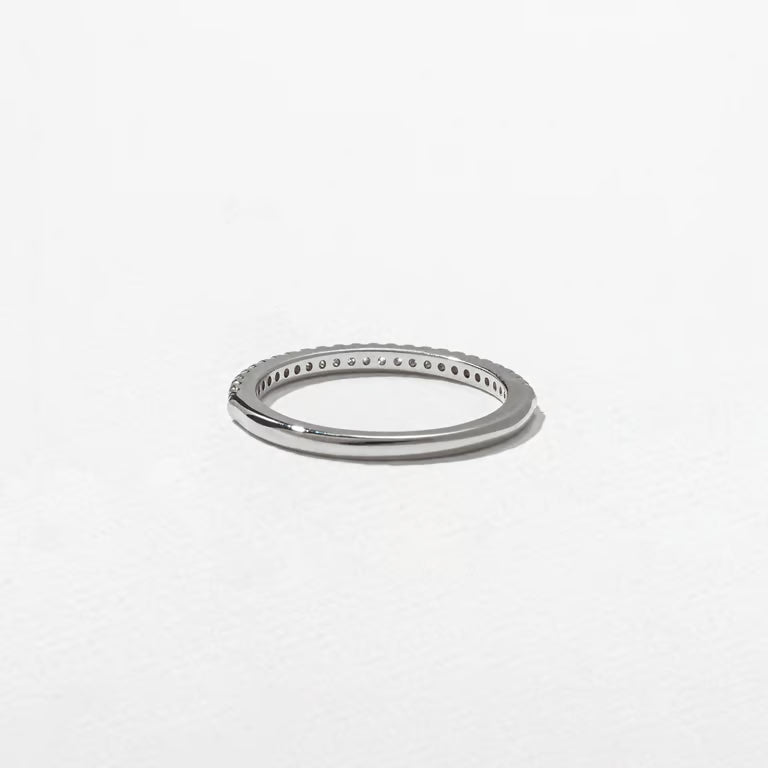 Solara- Round Half Eternity Lab Grown Diamond Wedding Band