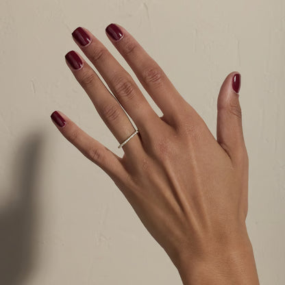 Solara- Round Half Eternity Lab Grown Diamond Wedding Band