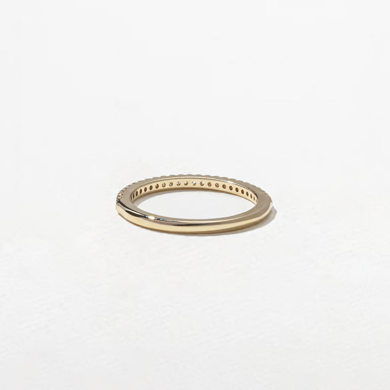 Solara- Round Half Eternity Lab Grown Diamond Wedding Band