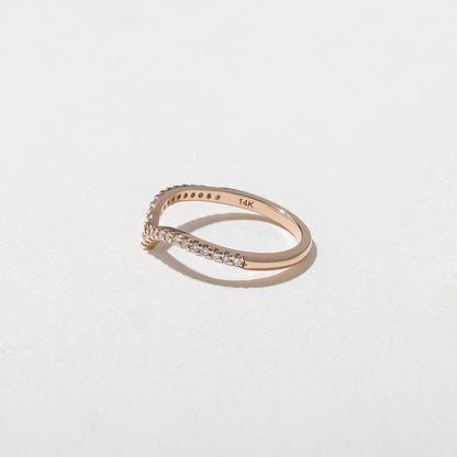 Sonali- Round Curved Lab Grown Diamond Wedding Band