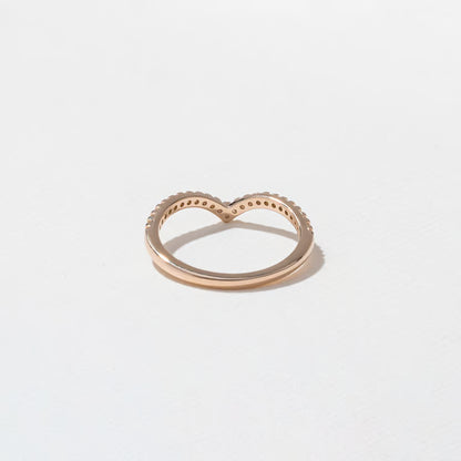 Sonali- Round Curved Lab Grown Diamond Wedding Band