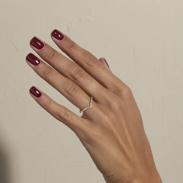 Sonali- Round Curved Lab Grown Diamond Wedding Band
