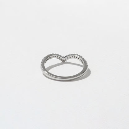 Sonali- Round Curved Lab Grown Diamond Wedding Band
