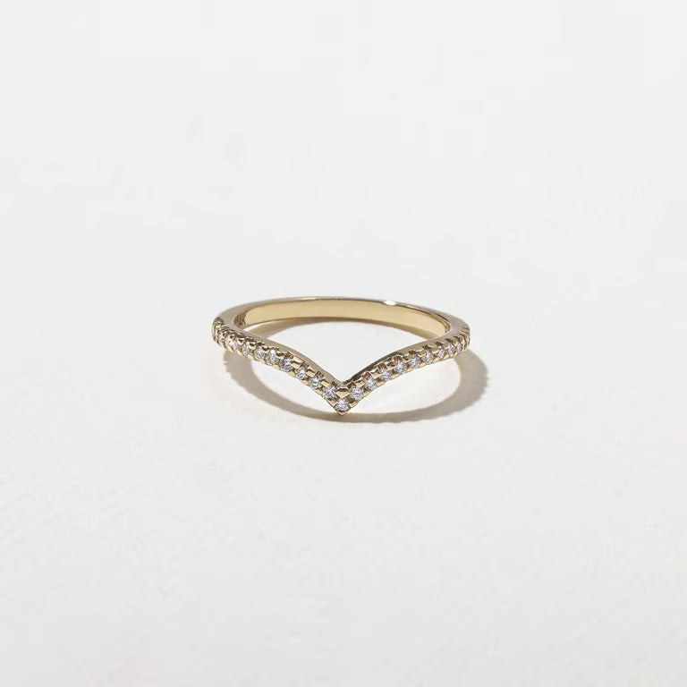 Sonali- Round Curved Lab Grown Diamond Wedding Band
