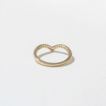 Sonali- Round Curved Lab Grown Diamond Wedding Band