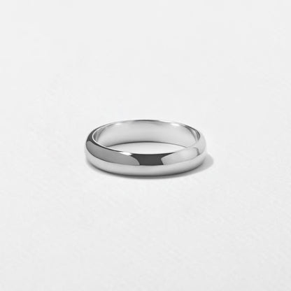 Zea- Rounded Unisex Wedding Band