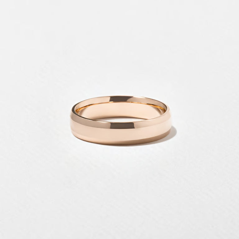 Griffin- Domed Men's Wedding Band