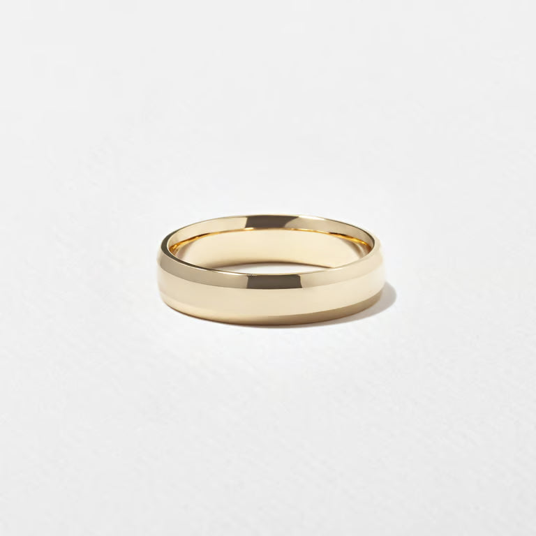 Griffin- Domed Men's Wedding Band