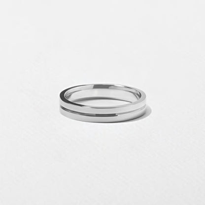 Kendrick- Grooved Men's Wedding Band