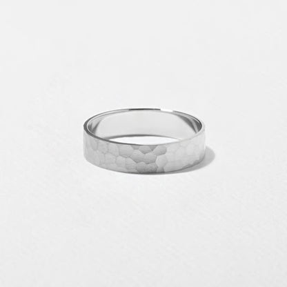 Xavier- Matt Finish Texture Men's Wedding Band