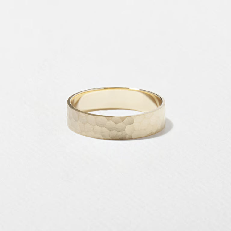 Xavier- Matt Finish Texture Men's Wedding Band