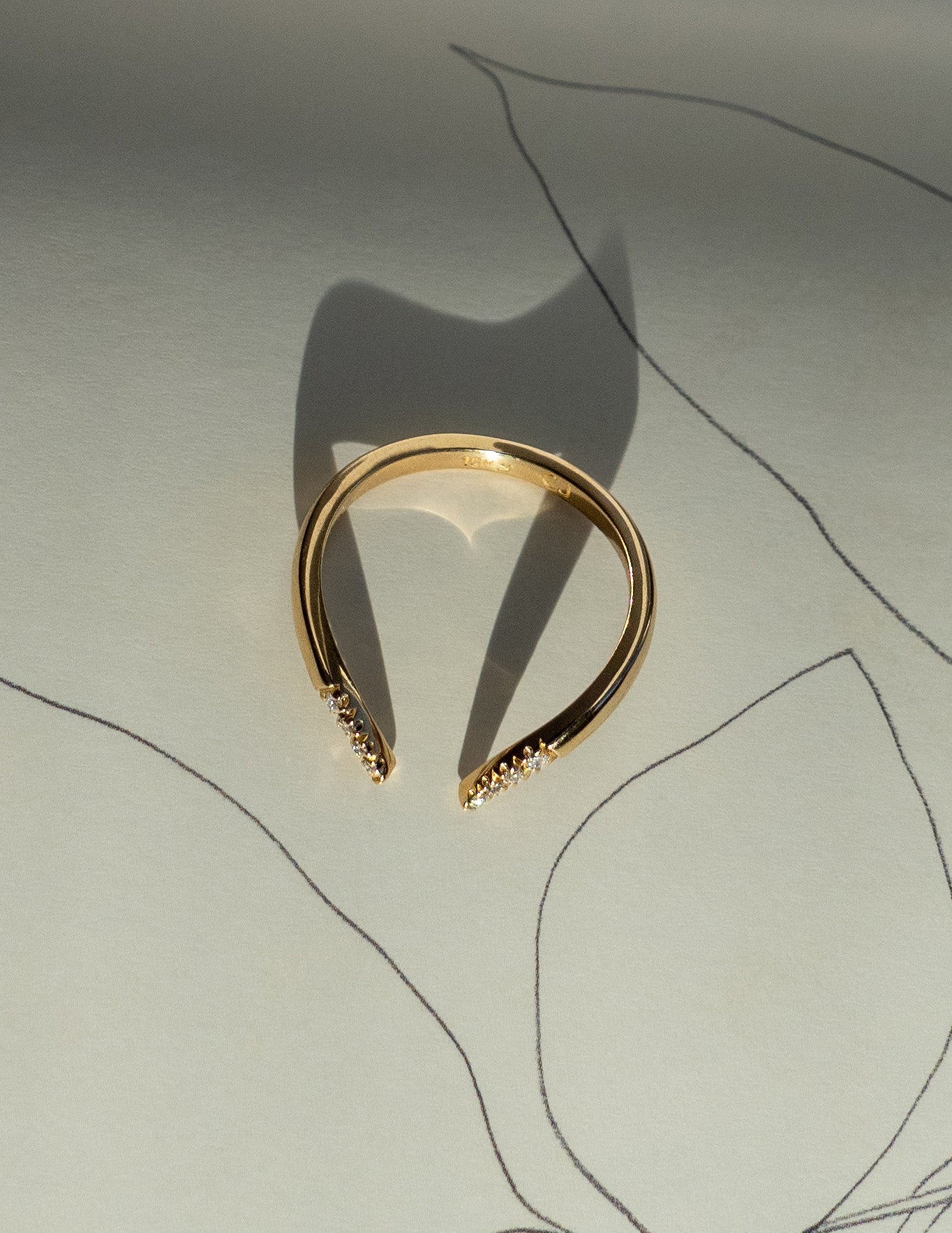 0.20 TCW Round Lab Grown Diamond Open Pave Wedding Band