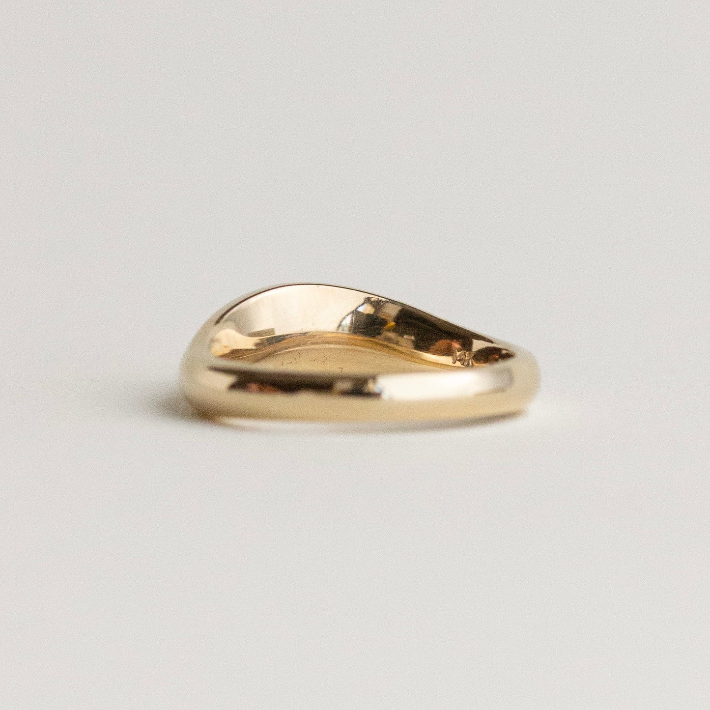 0.013 TCW Round Lab Grown Diamond Chunky Contour Wedding Band