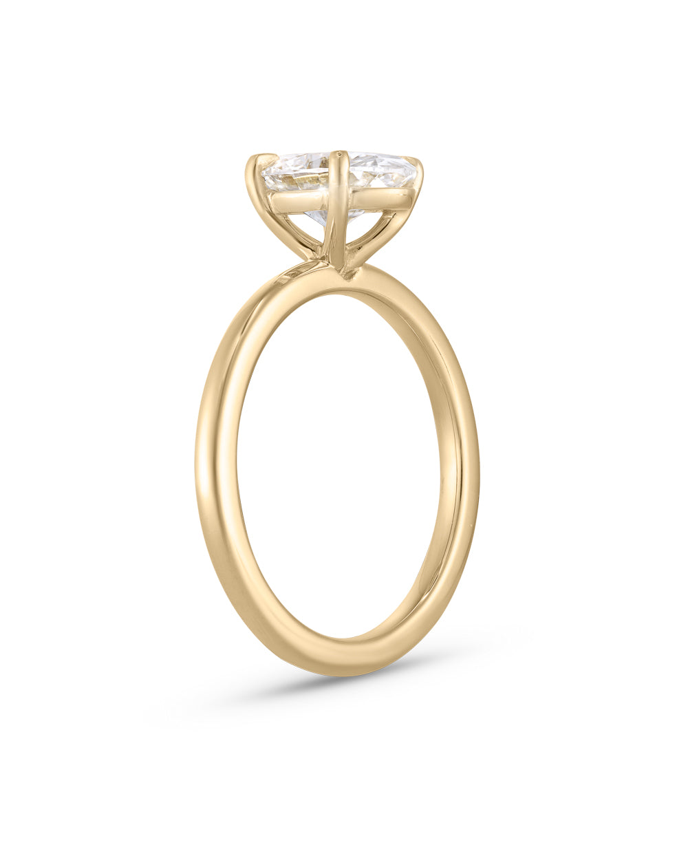 Aurelia- Oval Solitaire Style Lab Grown Diamond Engagement Ring