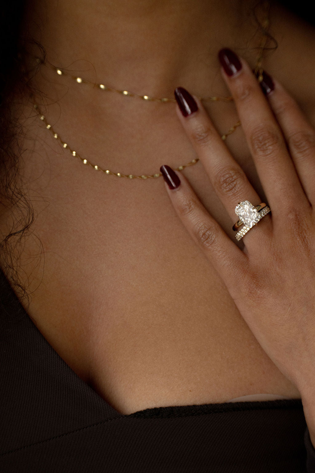 2.0-5.0 CT Elongated Cushion Cut Solitaire Moissanite Engagement Ring