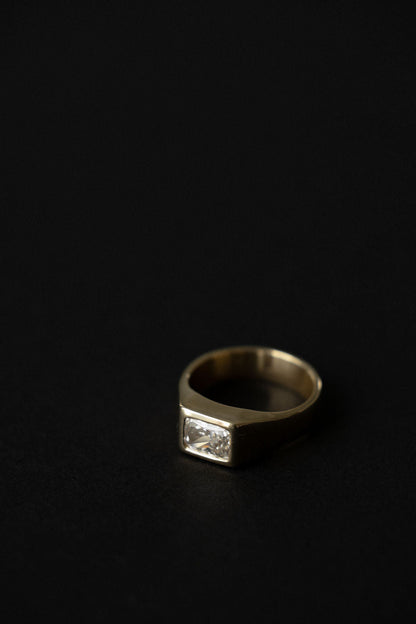 1.25 CT Radiant Shape Bezel Wedding Band For Men