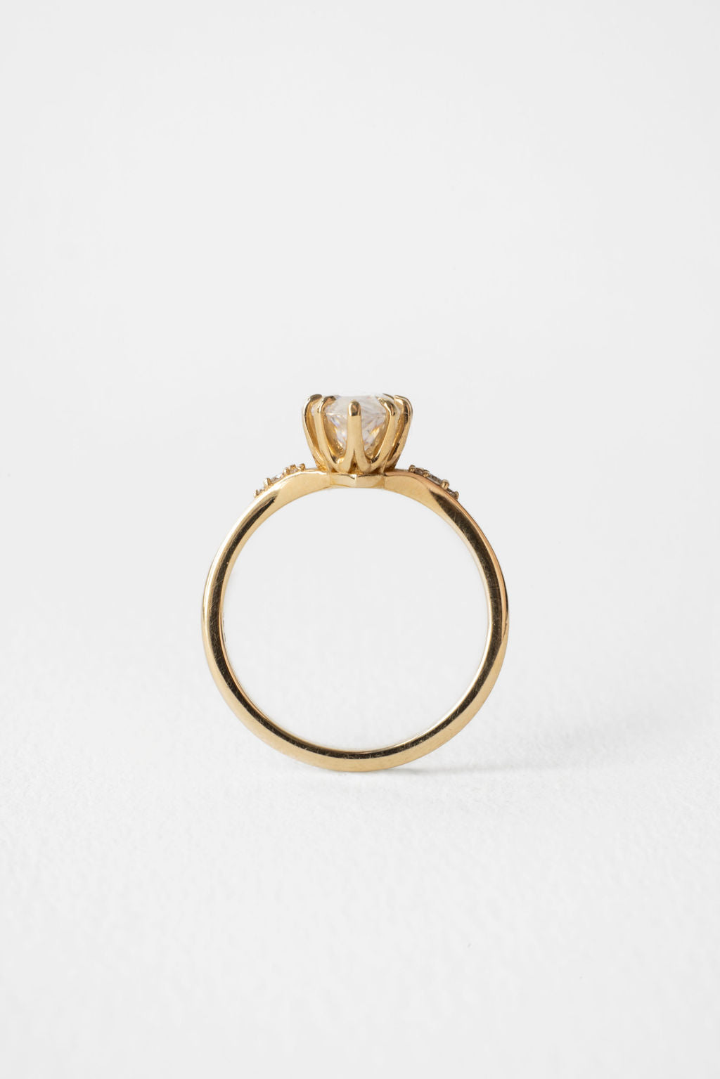 1.50 CT Marquise Cluster Moissanite Engagement Ring