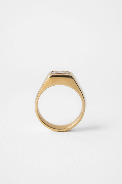 1.25 CT Radiant Shape Bezel Wedding Band For Men