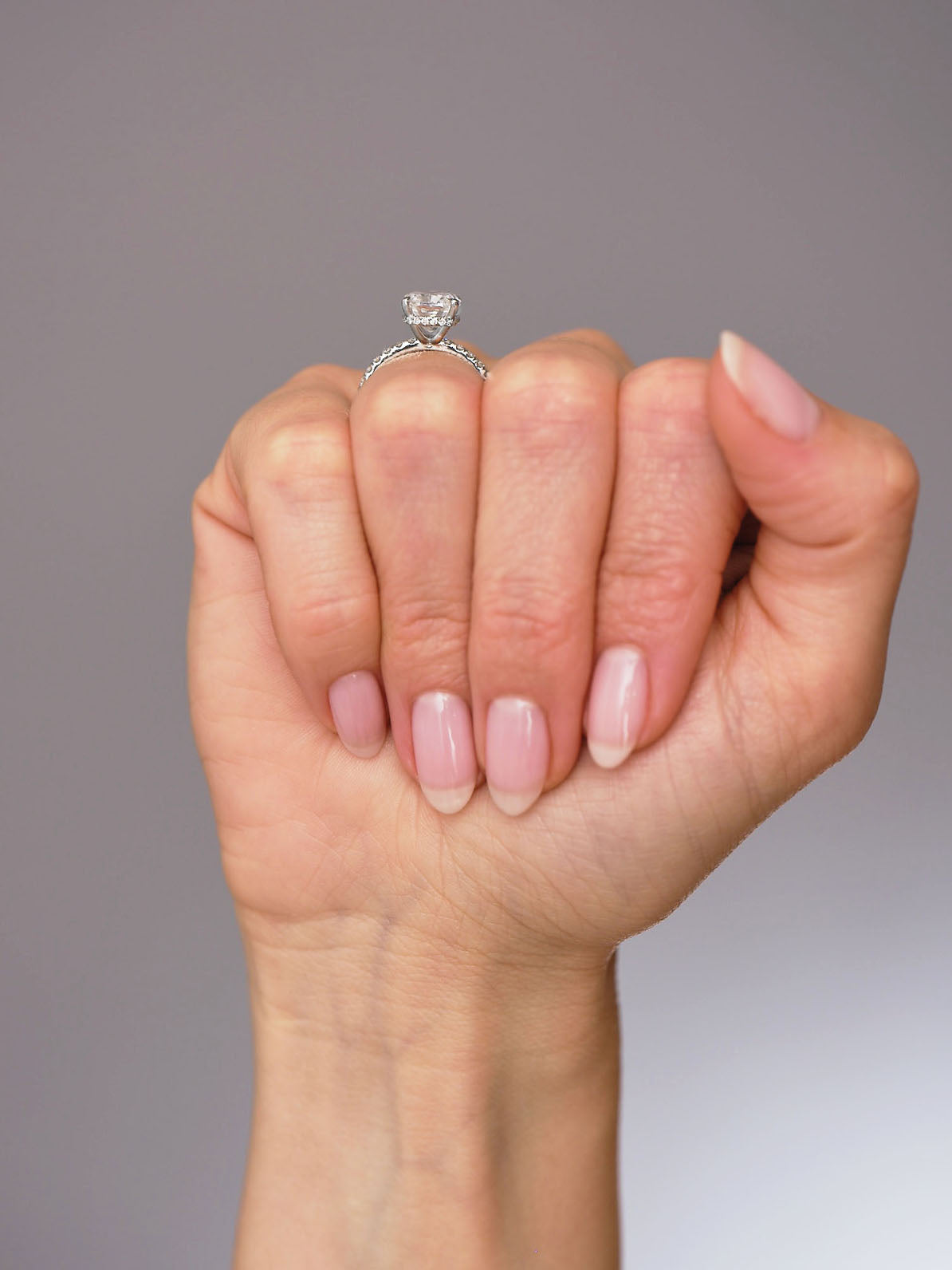 Hidden Halo Ring with 3.80 CT Elongtaed Cushion Cut Moissanite