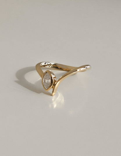 0.50 -1.50 CT Marquise Cut Lab Grown Diamond Solitaire Unique Engagement Ring