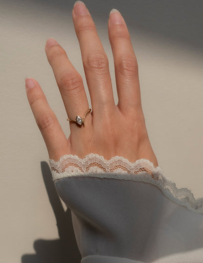 0.50 -1.50 CT Marquise Cut Lab Grown Diamond Solitaire Unique Engagement Ring