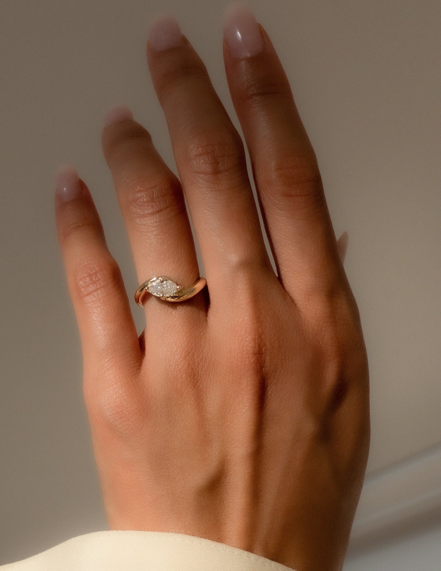 0.50 -1.50 CT Marquise Cut Lab Grown Diamond Solitaire Engagement Ring