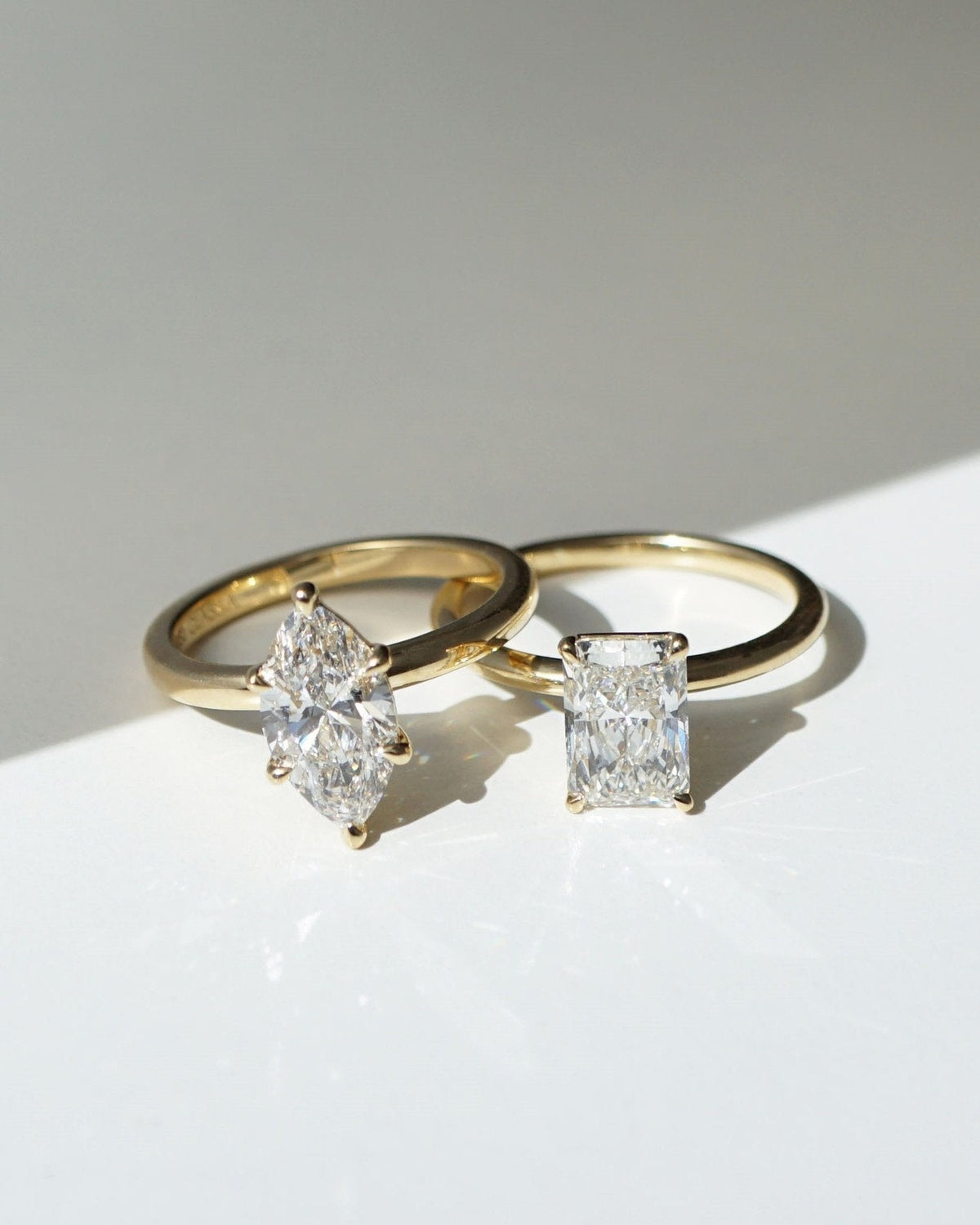 Madeleine- Marquise Solitaire Style Lab Grown Diamond Engagement Ring