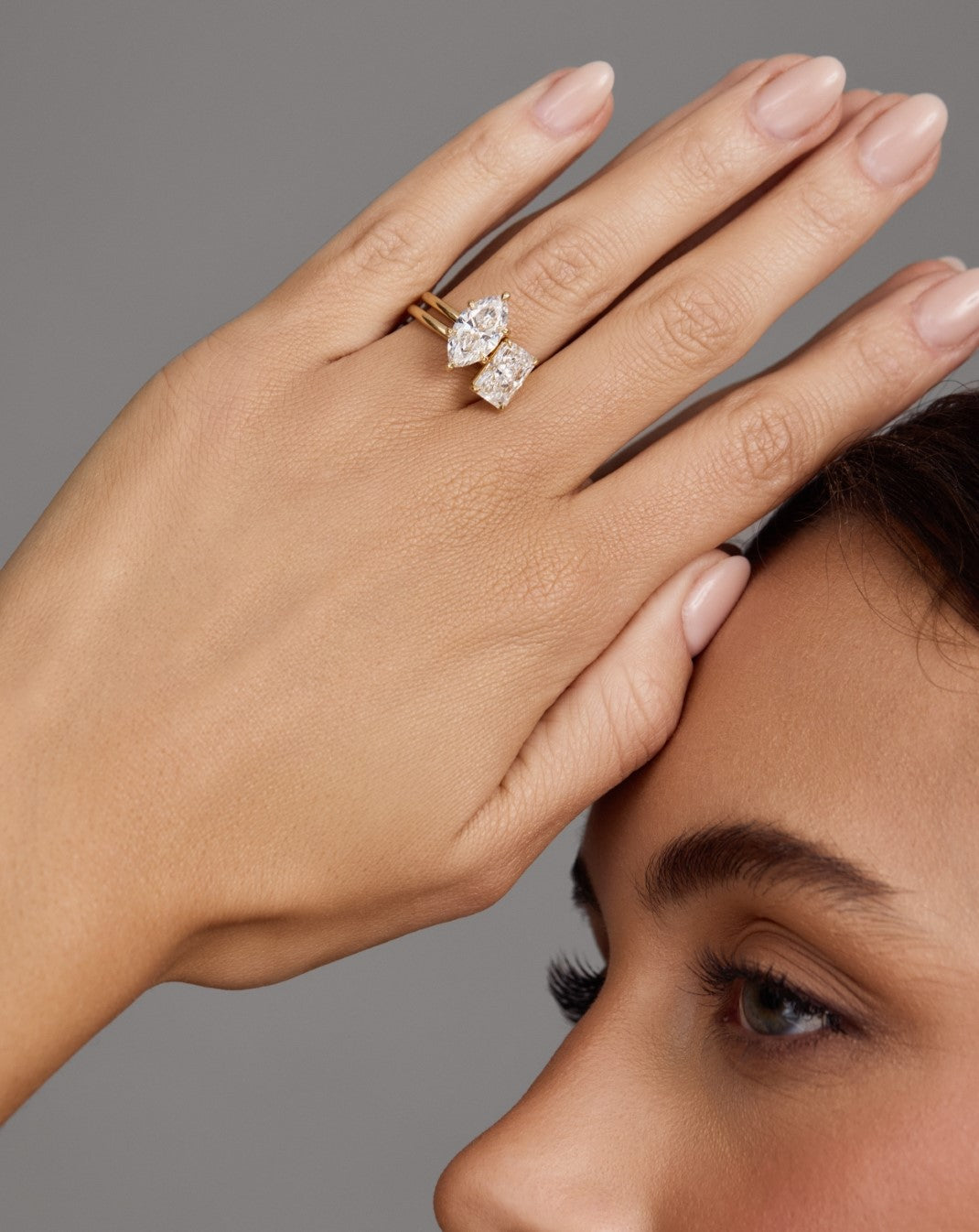 Adrienne- Radiant Solitaire Style Lab Grown Diamond Engagement Ring