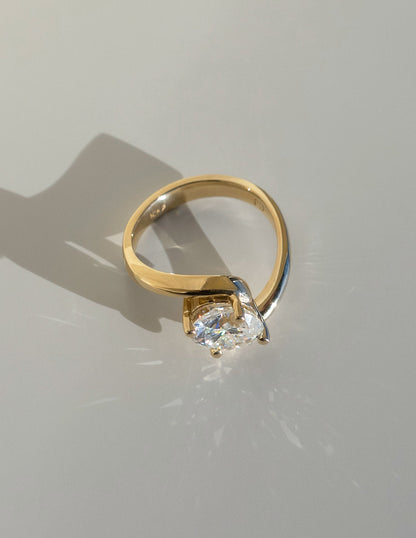 1.0 -1.50 CT Oval Cut Lab Grown Diamond Solitaire Engagement Ring