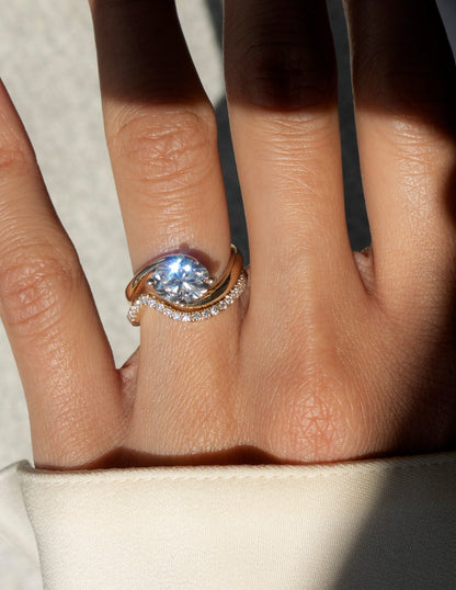 1.0 -1.50 CT Oval Cut Lab Grown Diamond Solitaire Engagement Ring