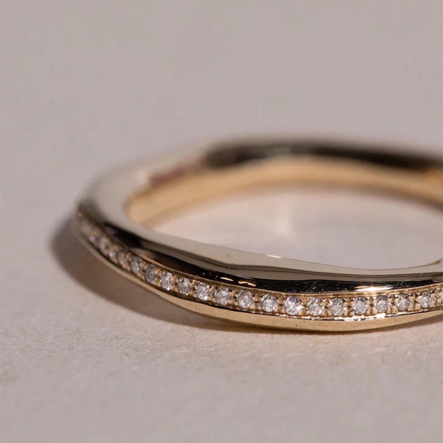 0.40 TCW Round Cut Diamond Wedding Band