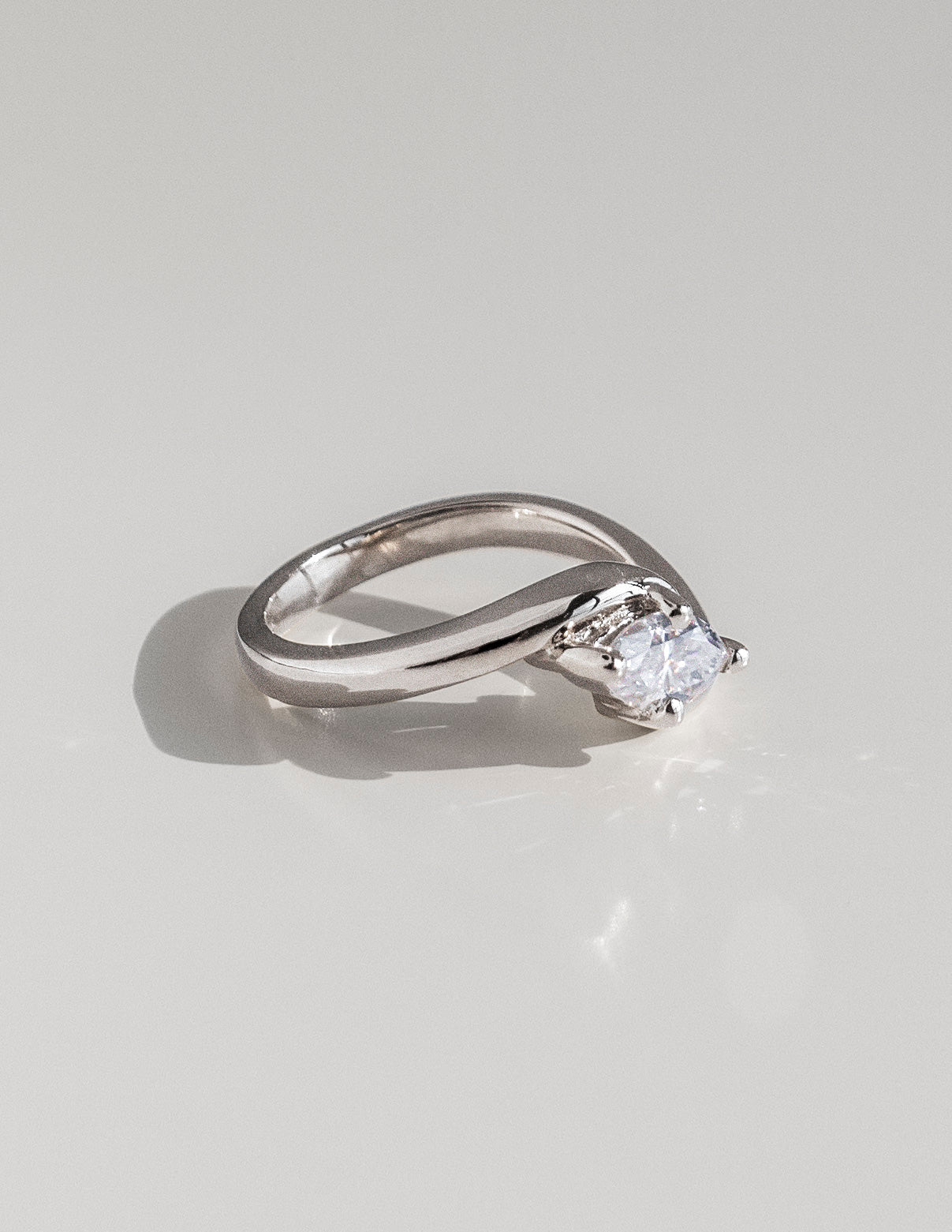 0.50 -3.0 CT Marquise Cut Lab Grown Diamond Solitaire Engagement Ring