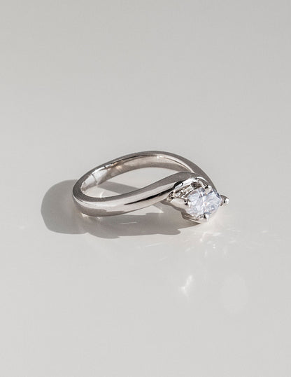 0.50 -3.0 CT Marquise Cut Lab Grown Diamond Solitaire Engagement Ring