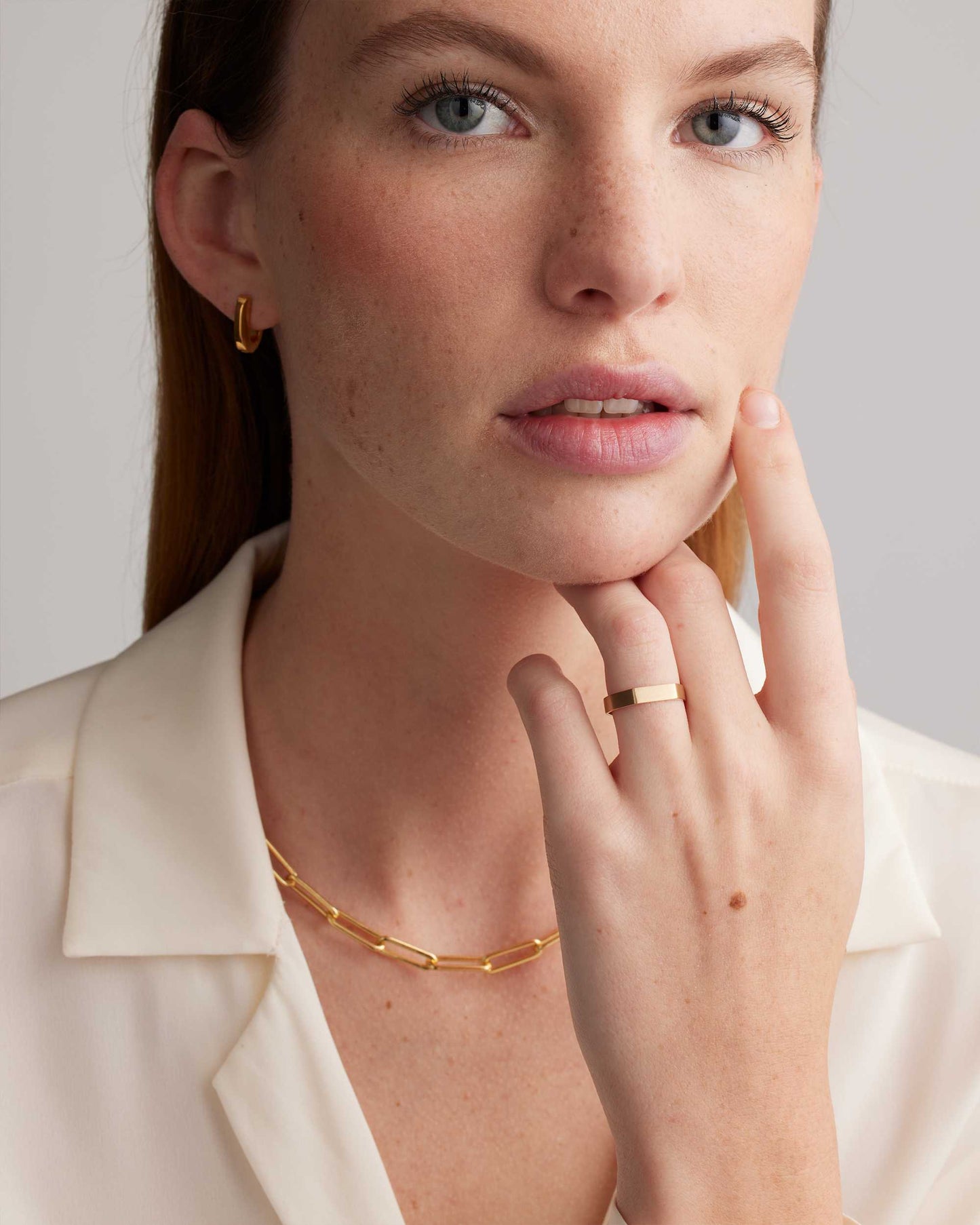 Bar Style Plain Stackable Wedding Band