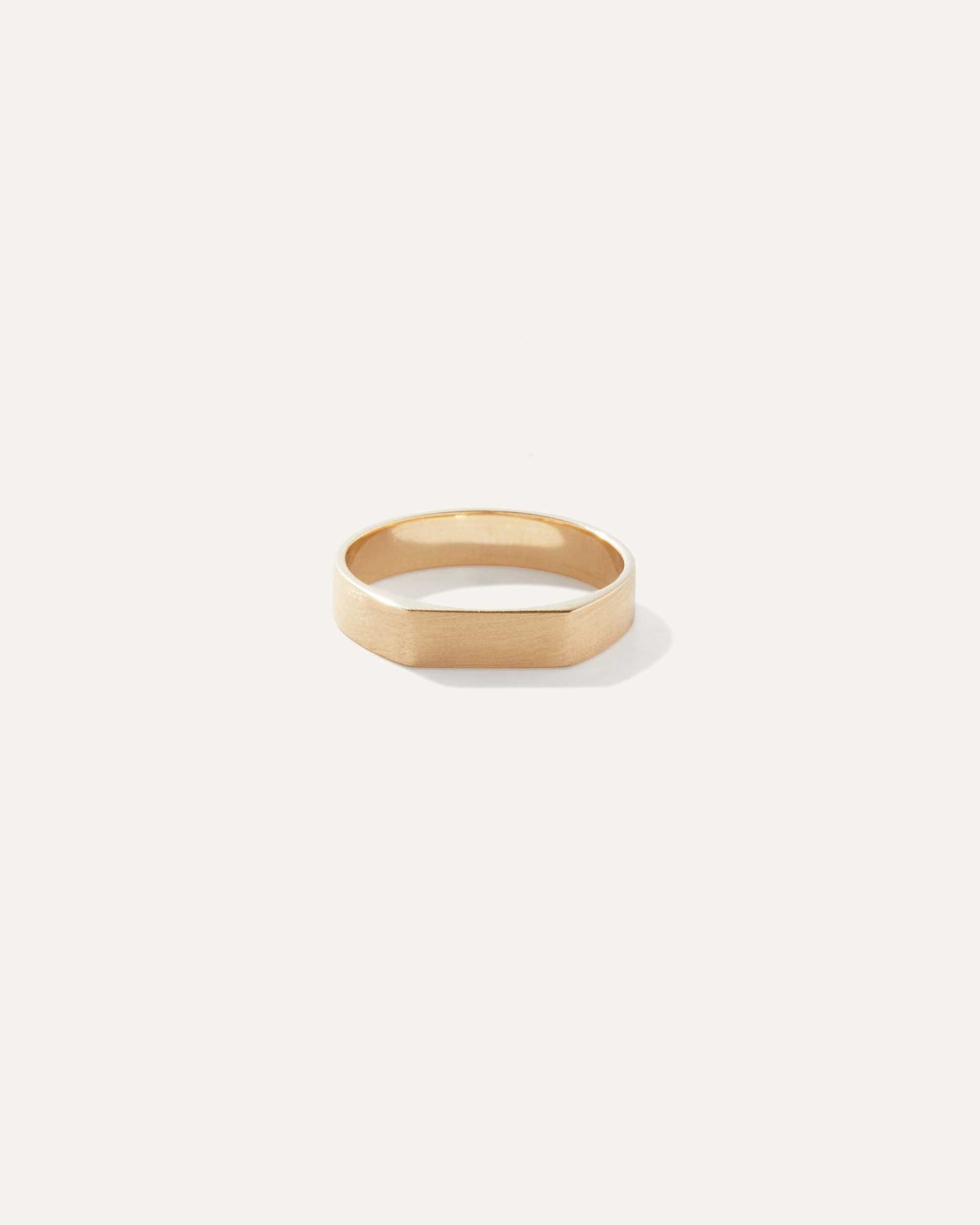 Bar Style Plain Stackable Wedding Band