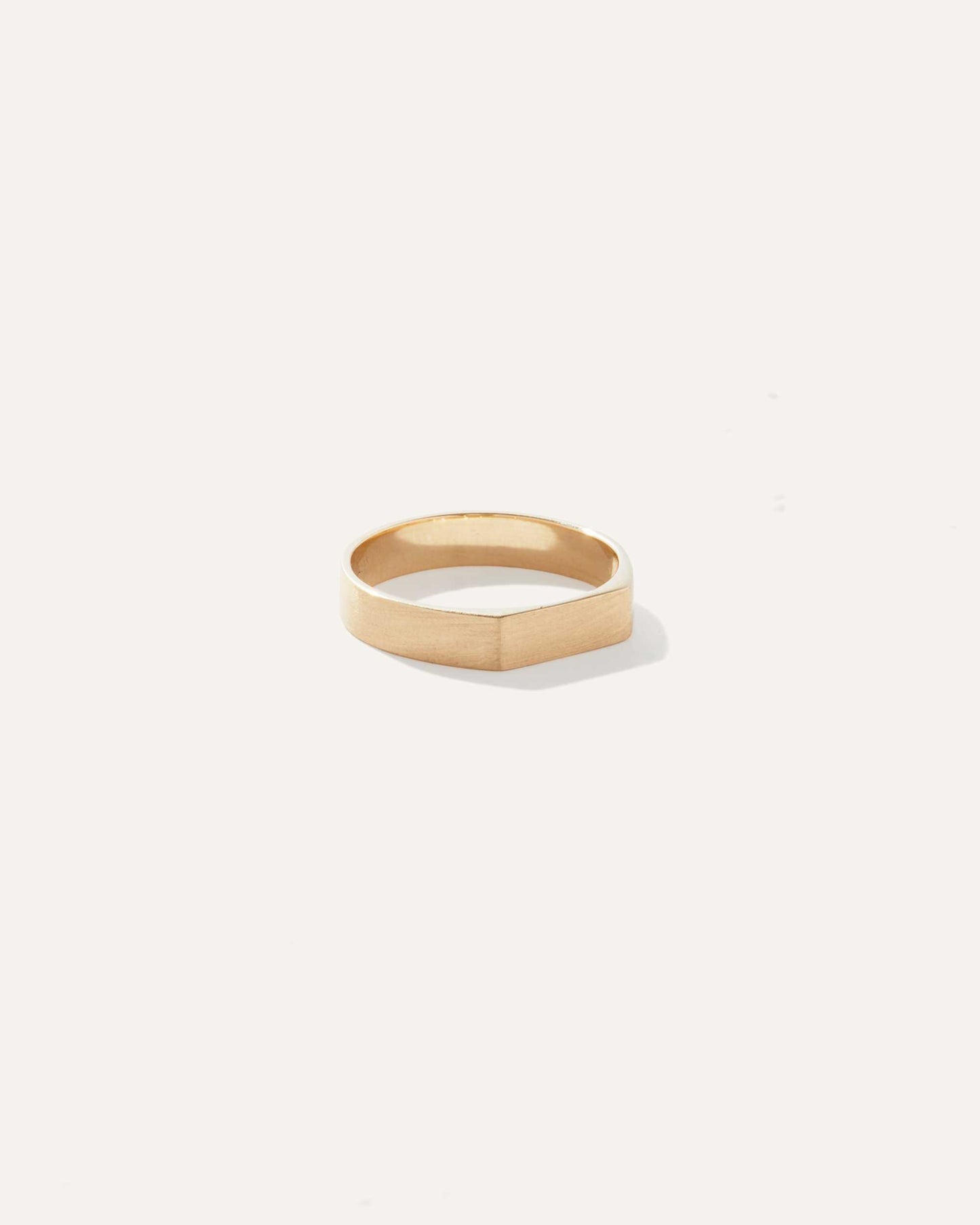Bar Style Plain Stackable Wedding Band